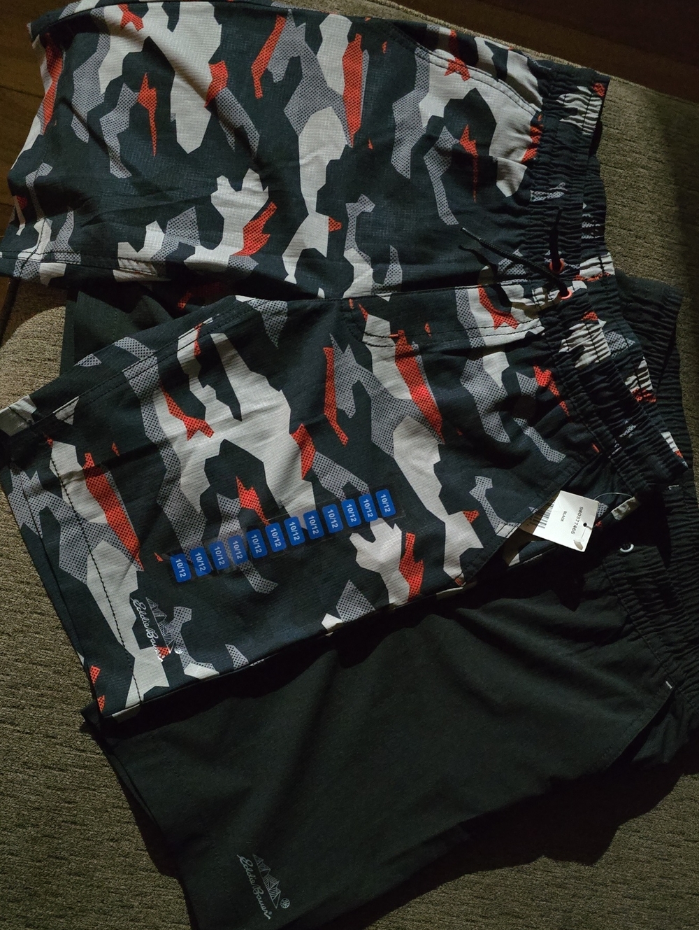 Eddie Bauer Hybrid Shorts Black & Camo
